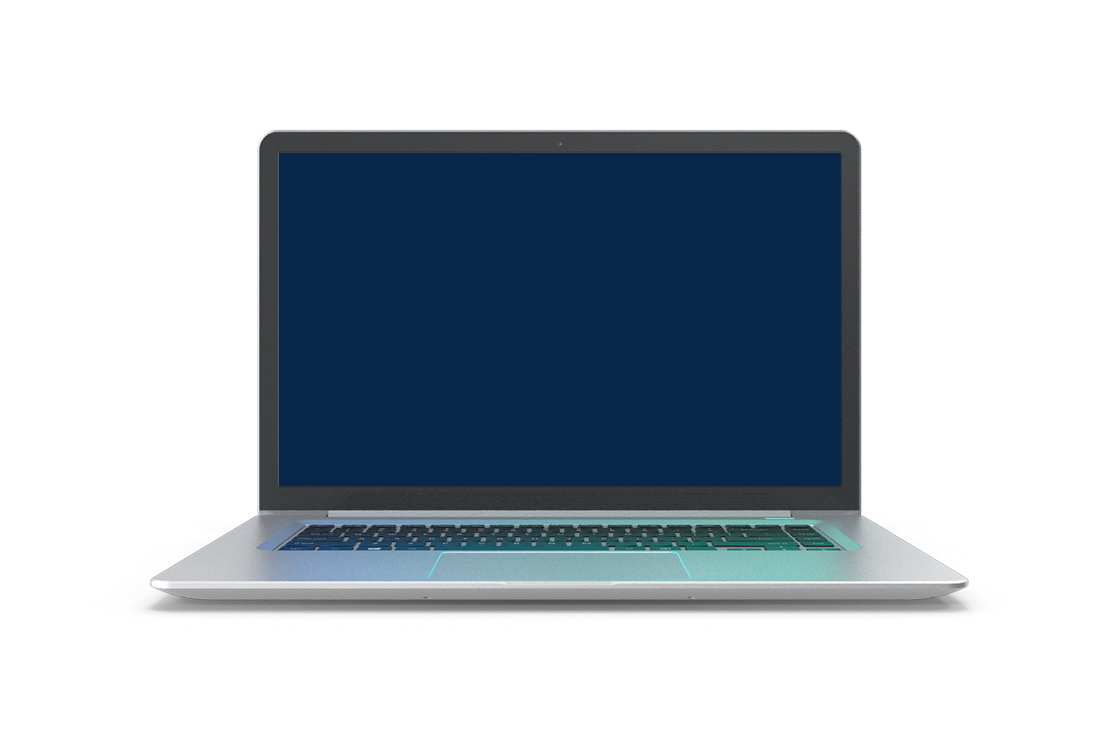 ein Laptop mit schwarzem Bildschirm